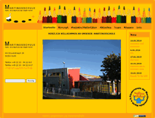 Tablet Screenshot of martinusschule-huerth.de